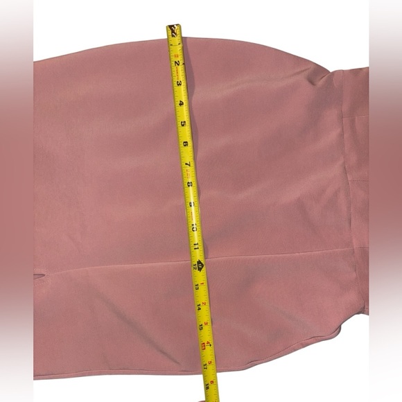 Nookie Divine Midi Dress Dusty Light Pink Strapless Back Zipper Lined Size Small - Picture 9 of 12